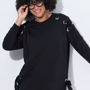 Project Runway Grommet Detail Sweatshirt Size XL